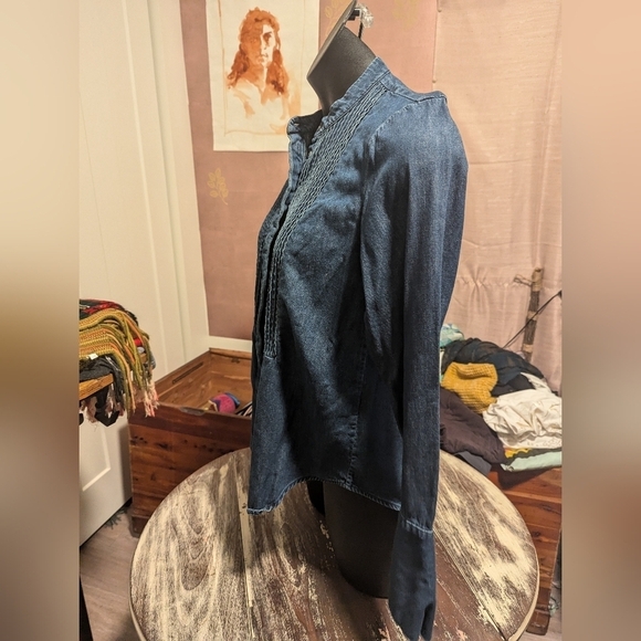 Banana Republic Ribbed button down jean jacket size small - Picture 2 of 16